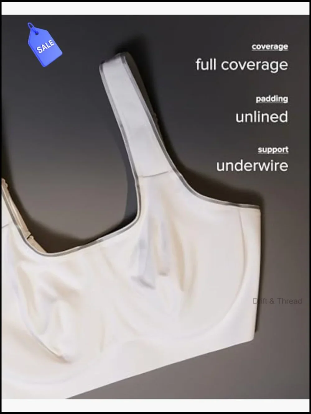 Full Coverage Seamless Underwire Sport Bra High Support